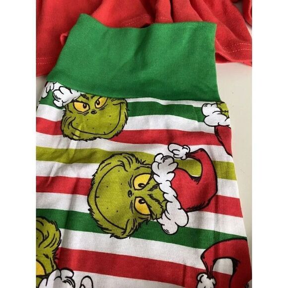 Dr Seuss The Grinch Holiday Family Pajamas Set For Women’s Size 2XL NEW - Picture 14 of 16